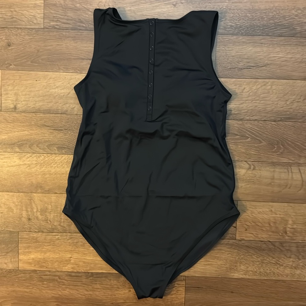 Andie Swim Size XXLT The Malibu One Piece Swimsuit NWT Black Fan Favorite Beach - Picture 5 of 16